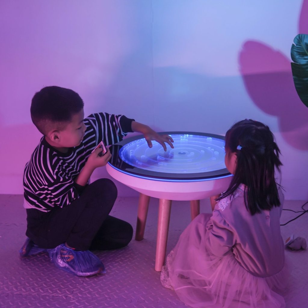 Maze Bubble LED Light Sensory Mood Table by Playlearn