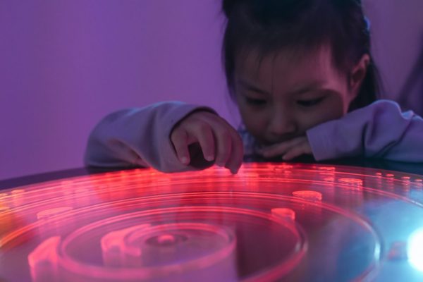 Maze LED Sensory Table Red