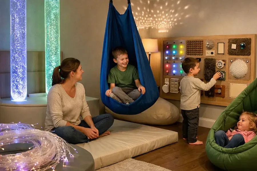 Activities and equipment for sensory integration