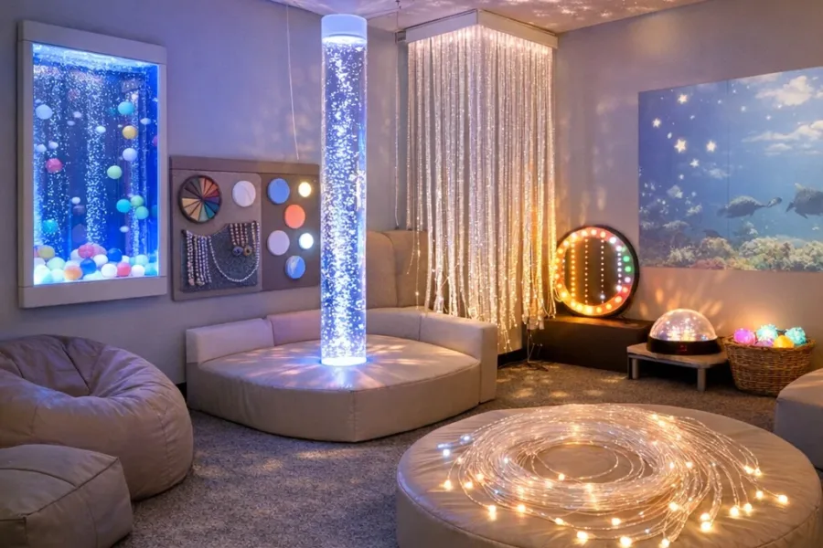 Creating a sensory-rich environment in sensory rooms