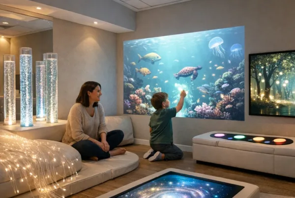 Overview of technology use in sensory rooms