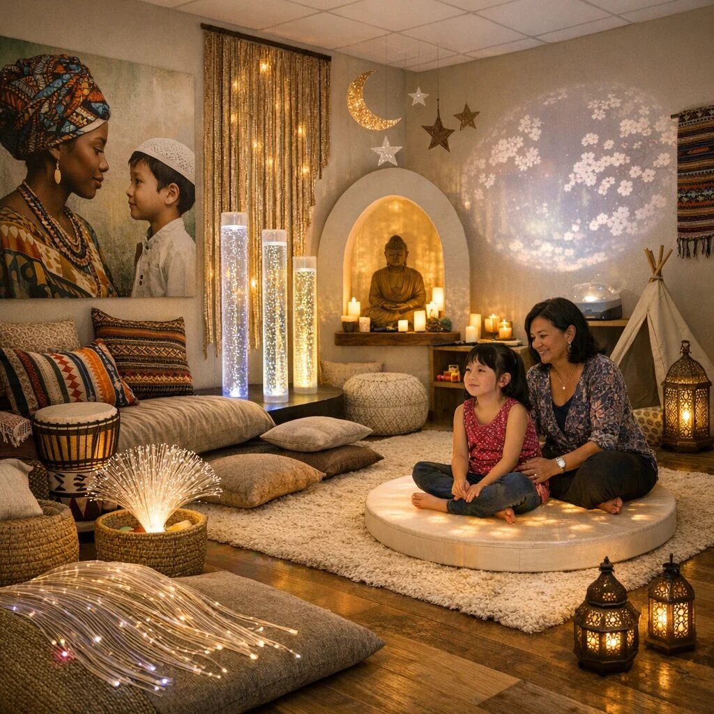 Incorporating cultural and diversity considerations in sensory rooms