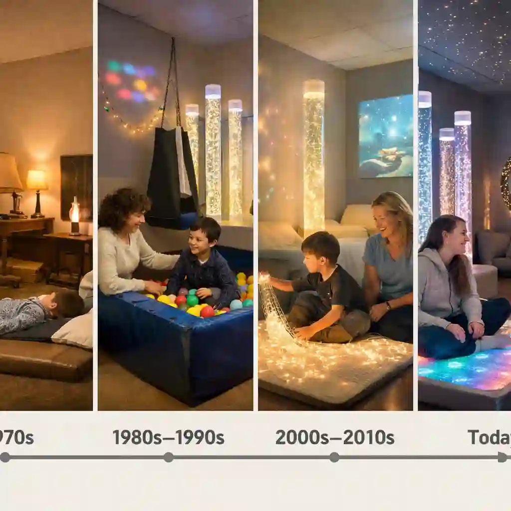 History and evolution of sensory rooms