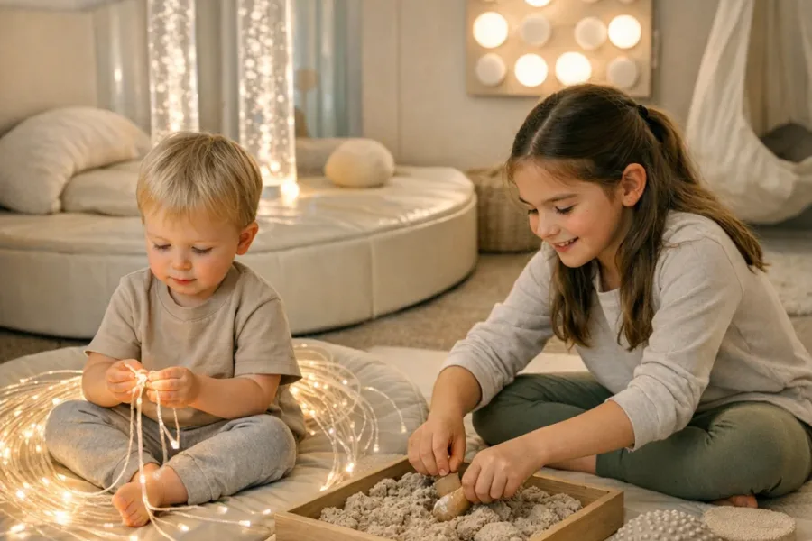 At what age should a child start using a sensory room?