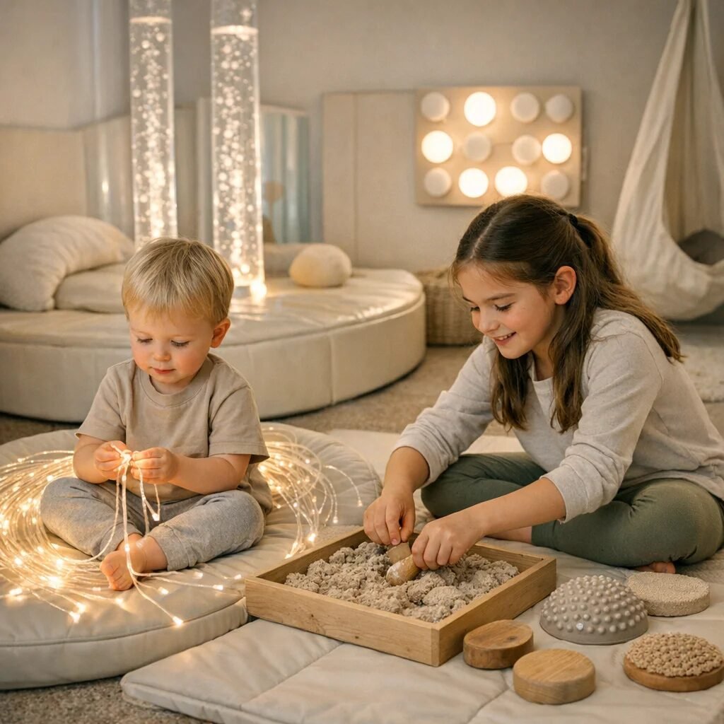 At what age should a child start using a sensory room?