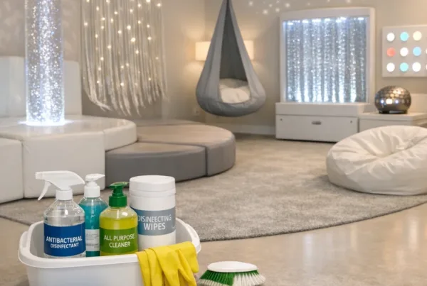 Ensuring safety and cleanliness in sensory rooms
