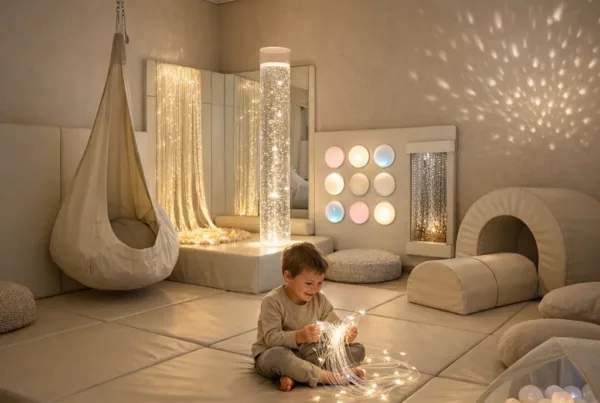 How do you make a sensory room safe for children?