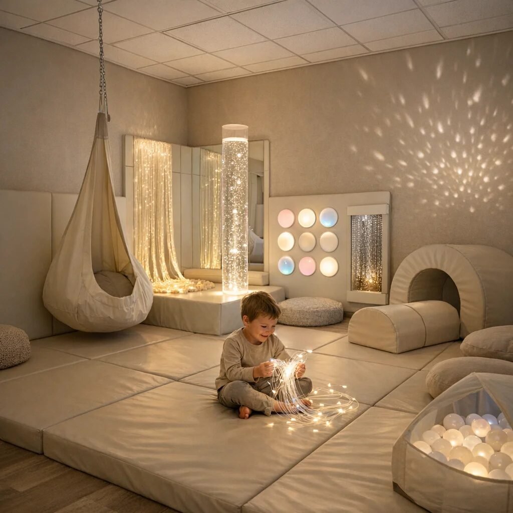 How do you make a sensory room safe for children?