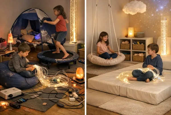 What are common safety mistakes in sensory rooms?